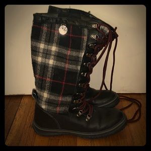 Women’s Pajar Flannel Flannel Lace-Up Boots